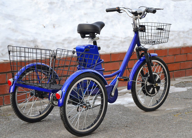 Трицикл GM Porterм - трехколесный велогибрид. Купить в интернет-магазине с доставкой по России
