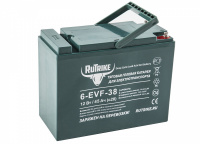 Гелевый тяговый аккумулятор RuTrike 6-EVF-38 (12V 38 Ач) АКБ Gel Гелевый тяговый аккумулятор RuTrike 6-EVF-38 (12V 38 Ач) АКБ Gel