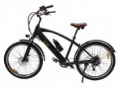 Электровелосипед GreenCamel Санта (R26 500W 48V 10Ah) Алюм, 6скор (Цвет: Черный)
