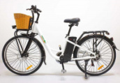 Электровелосипед GreenCamel Бриз (R26 350W 36V 10Ah) Алюм, 6скор (Цвет: Белый)