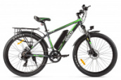 Велогибрид Eltreco XT-750 (350W 36V/10,4Ah) 2019 (Цвет: черно-зеленый)