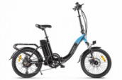 Велогибрид VOLTECO FLEX UP! Черно-голубой