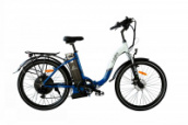 Электровелосипед Elbike Galant Big Elite, Цвет: Бело-синий